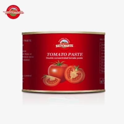 Chine 70g Convenient Easy-Open Lid Can Of Premium Tomato Concentrate For User-friendly Experience à vendre