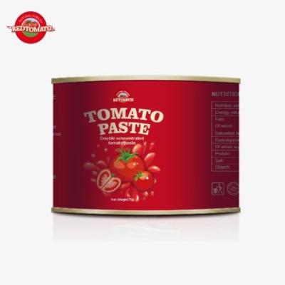中国 70g Can Of Tomato Paste Concentrate Featuring An Easy-Open Lid Designed For Enhanced User 販売のため