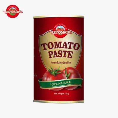 China New Improved Premium Quality Convenient Easy-Open Lid 140g Tin Of Gourmet Tomato Paste à venda