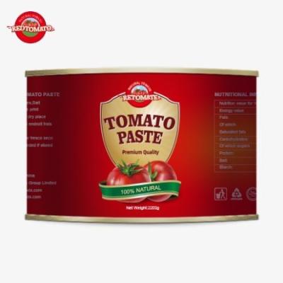 China Tomato Factory Offers Canned Tomato Paste With Packed In 2200g Tins, Ensuring High-Quality Freshness for sale
