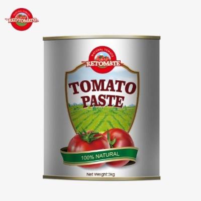 China Canned Tomato Paste Sauce 3kg In 28-30% Brix With Best Price In Factory à venda