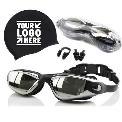 China Niebla anti 5 paquetes que nadan las gafas Kit Unisex Swimming Goggles Caps en venta