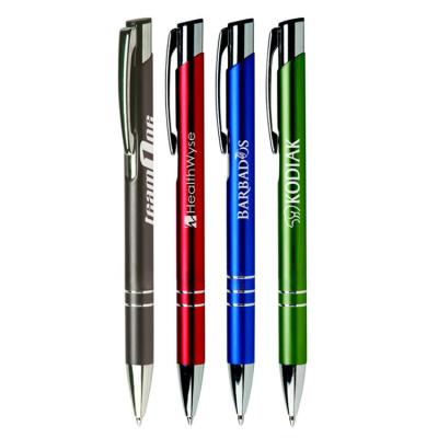 China Advertising Souvenir Hand Writing Pens Blue Black Ink Personalised for sale