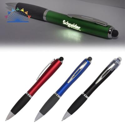 China Soft Touch Screen Ballpoint Pen Custom Cheap Plastic Active Stylus Ball Pen for sale