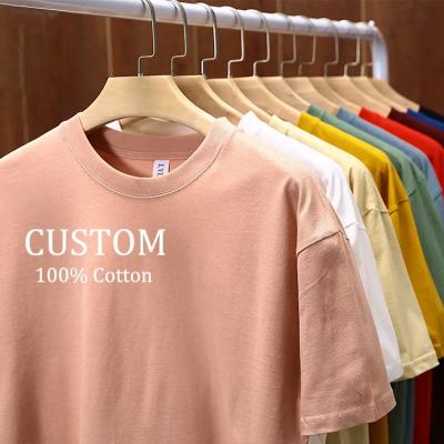China 100% Cotton 190gsm Men Women Unisex Customizable Blank Casual T Shirt for sale