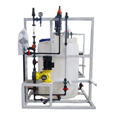 China ISO9001 PE SS Tank Automatic Chemical Dosing Unit For Chilled Water for sale