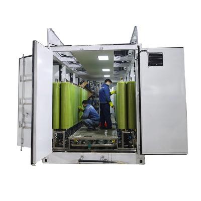 China Sewage Treatment Skid Mount Disc Tubular Reverse Osmosis System For Waste And Tap Water for sale
