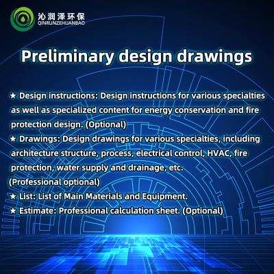 Quality Design Drawings For Sewage Treatment Plant Renovation And Landfill Incineration for sale