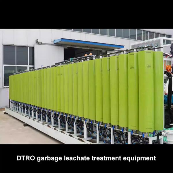 Quality Garbage Leachate Treatment Equipment Domestic Waste Landfill Leachate Dtro Treatment System for sale