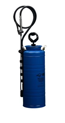 China 14L Blue Stainless Steel Compression Sprayer With Fan Nozzle And Viton Seals for sale