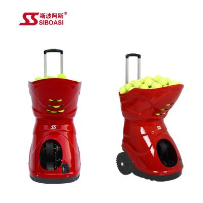 China Siboasi W5 Red Tennis Ball Shooting Machine Indoor Outdoor for sale