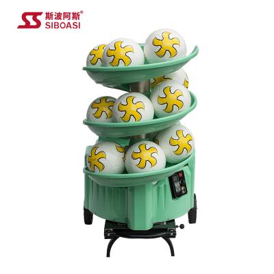 China Siboasi S6526U Football Throwing Robot Auto Football Thrower 15 balls for sale