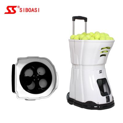 China Portable S3015 Lawn Tennis Practice Machine 150 Balls For Beginner for sale