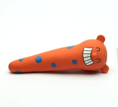 China Lightweight Soft Rubber Squeaky Dog Toys Cute Design Bright Patterns for sale