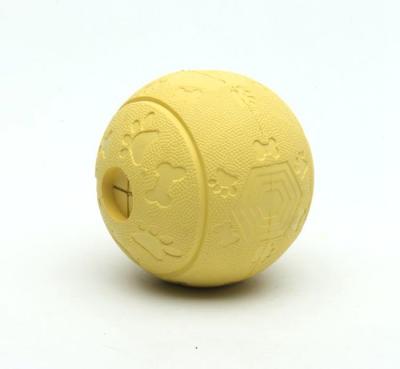China Dispensador comercial Eco de la bola de la invitación del perro de los juguetes de goma redondos del Chew - amistoso en venta