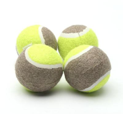 China Durable Indestructible Dog Tennis Ball Customized Size Environmental Friendly for sale