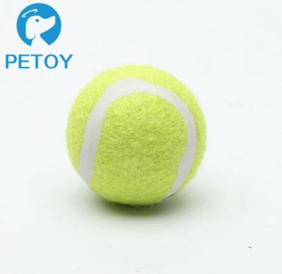 中国 活動の堅い安全犬の長い耐用年数のピカピカのテニス・ボール 販売のため