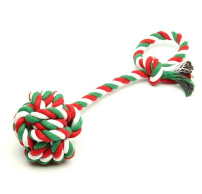 China Eye - Catching  Durable Dog Rope Pull Toys Varied Bright And Fun Patterns for sale