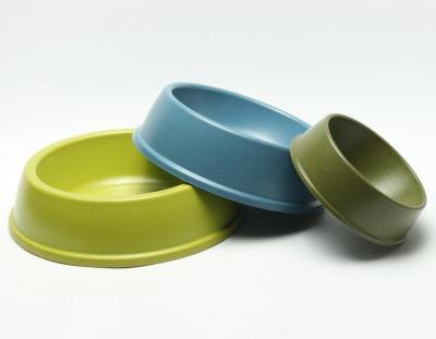 China ECO Friendly  Bamboo Pet Bowl / Biodegradable Pet Food And Water Bowls for sale