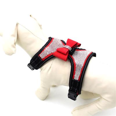 China Durable Service Dog Vest / Reflective Dog Harness Multi Color With 3 Size for sale