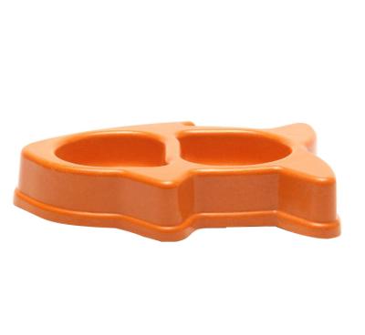China Fish Shaped Dog And Cat Food Bowls Easy Clean With 80% Degradation Rate for sale