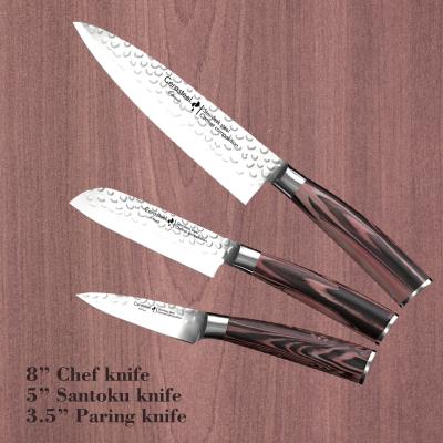 China High Hardness Professional Chef Knives / Forged Kitchen Knives for sale