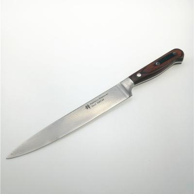 China Japanese Steel Slicing Professional Kitchen Knives , Vg10 Chef Knife Slicer for sale