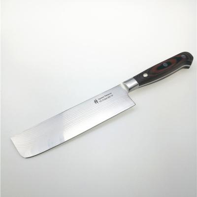 Chine Acier fait sur commande végétal des couteaux de cuisine de Nakiri VG10 Damas faisant cuire des couteaux 7 pouces à vendre