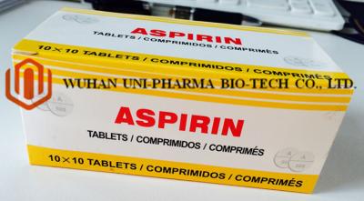 中国 苦痛/熱/発火のための外的な薬のタブレットのアスピリンのアセチルサリチル酸のタブレット 販売のため