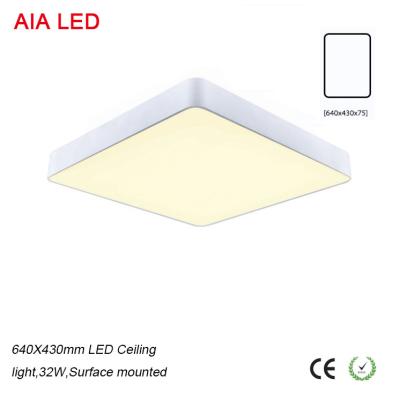 China 32W 640x430mm Inside high quality white LED Ceiling light for home decoration for sale