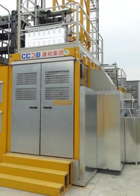 China El elevador modular de estante y del piñón diseña la capacidad de carga útil 3000Kg para el emplazamiento de la obra en venta