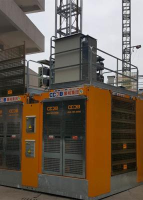 China SC200/200BD Passenger Material Hoist , Rack Pinion Lift Max Lifting Height 450M for sale