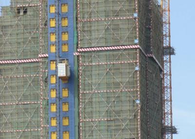 China Única gaiola 60m/minuto 2000 elevadores do homem da construção do quilograma à venda