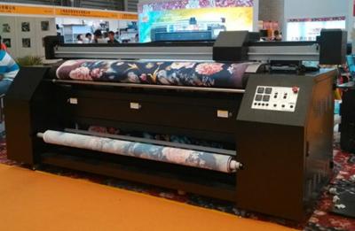 China Horizontal haga estallar hacia fuera la impresora de la cabeza de Epson de la bandera para la tela de algodón del poliéster en venta