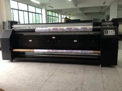 China Epson DX7 Printhead Custom Flag Printing Machine With Black Body for sale