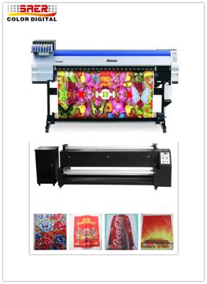 China Dirija a tinta Waterbased da sublimação do uso da máquina de impressão da bandeira da tela à venda