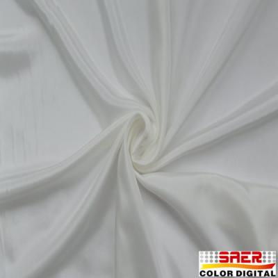 Chine Tissu blanc d'impression de Digital de polyester de satin pour la décoration à la maison à vendre