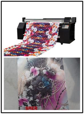 China Digital Inkjet Fabric Sublimation Printing Plotter Machine 1400DPI for sale