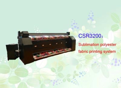 China CSR 3200 Heat Sublimation Printer Printing Polyester Flag For Advertisement for sale