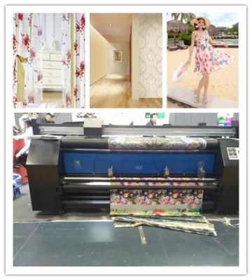 China High Speed Large Format Printing Machine Sublimation Flag Satin Printer for sale
