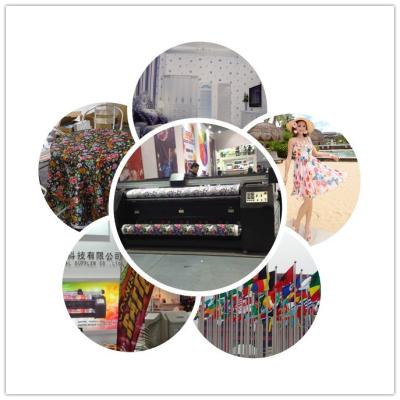 China High Speed Digital Fabric Printers Large Format Sublimation Satin Printer for sale