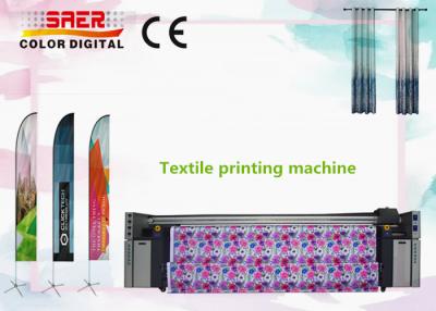 China Curtain fabric printing machine with 4 high DPI print heads for sale