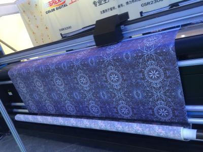 China Large Format Digital Fabric Printing / Roll To Roll Dye Sublimation Machine for sale