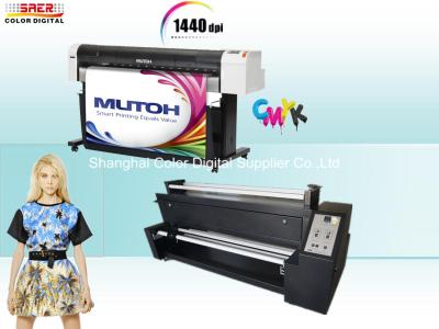 China High Precision Mutoh RJ 900c Sublimation Fabric Printer With Epson DX5 Head for sale