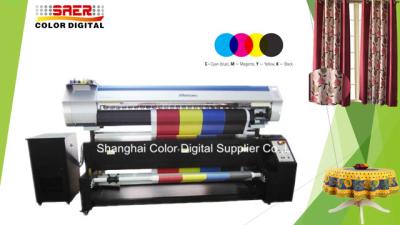 China Epson DX7 * 2 máquinas de impressão da impressora de matéria têxtil de Mimaki/matéria têxtil para rolam acima a tela à venda