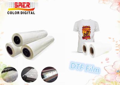 China Textiles / Fabrics Thermal Transfer PET Film For DTF Printer 60cm for sale