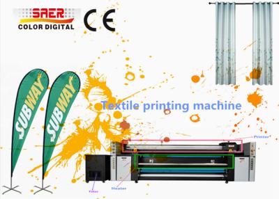 China 1800DPI Wallpaper Fabric Printing Machine / Teardrop Flag Printer for sale