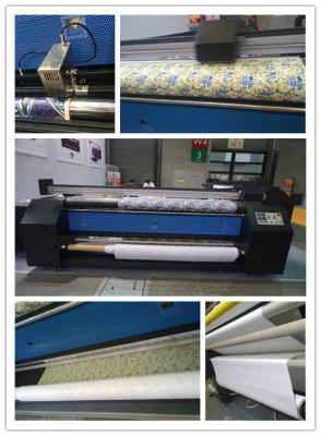 China Auto Feed And Roll Up Directly Polyester Fabric Plotter Fabric Printing Machine for sale