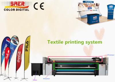 China Large Format Textile Printing Machine With High DPI Print Head for sale