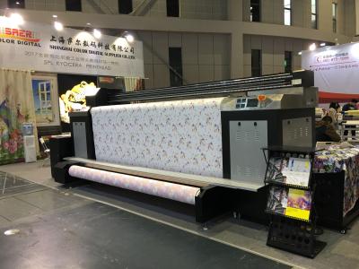 China High Speed Kyocera Print Head Digital Textile Printing Machine Dual CMYK for sale